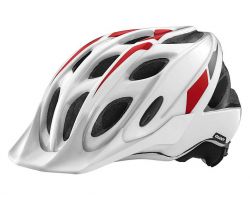 Casque Exempt blanc/rouge Giant